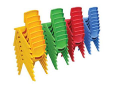 Plastic chairs  #1122